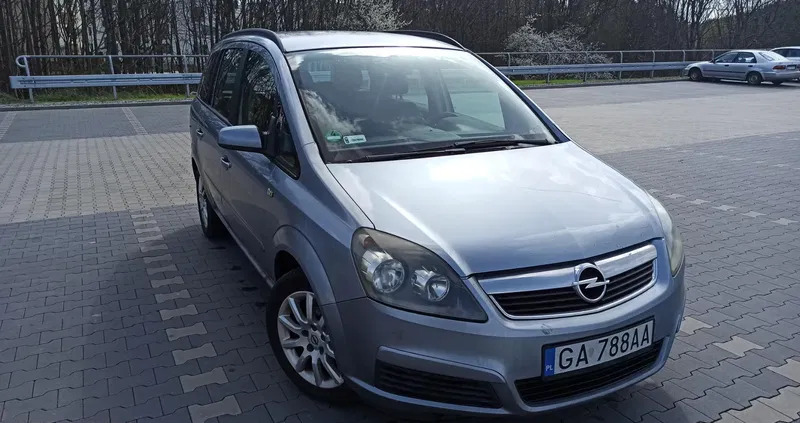 samochody osobowe Opel Zafira cena 8900 przebieg: 258000, rok produkcji 2006 z Gdynia